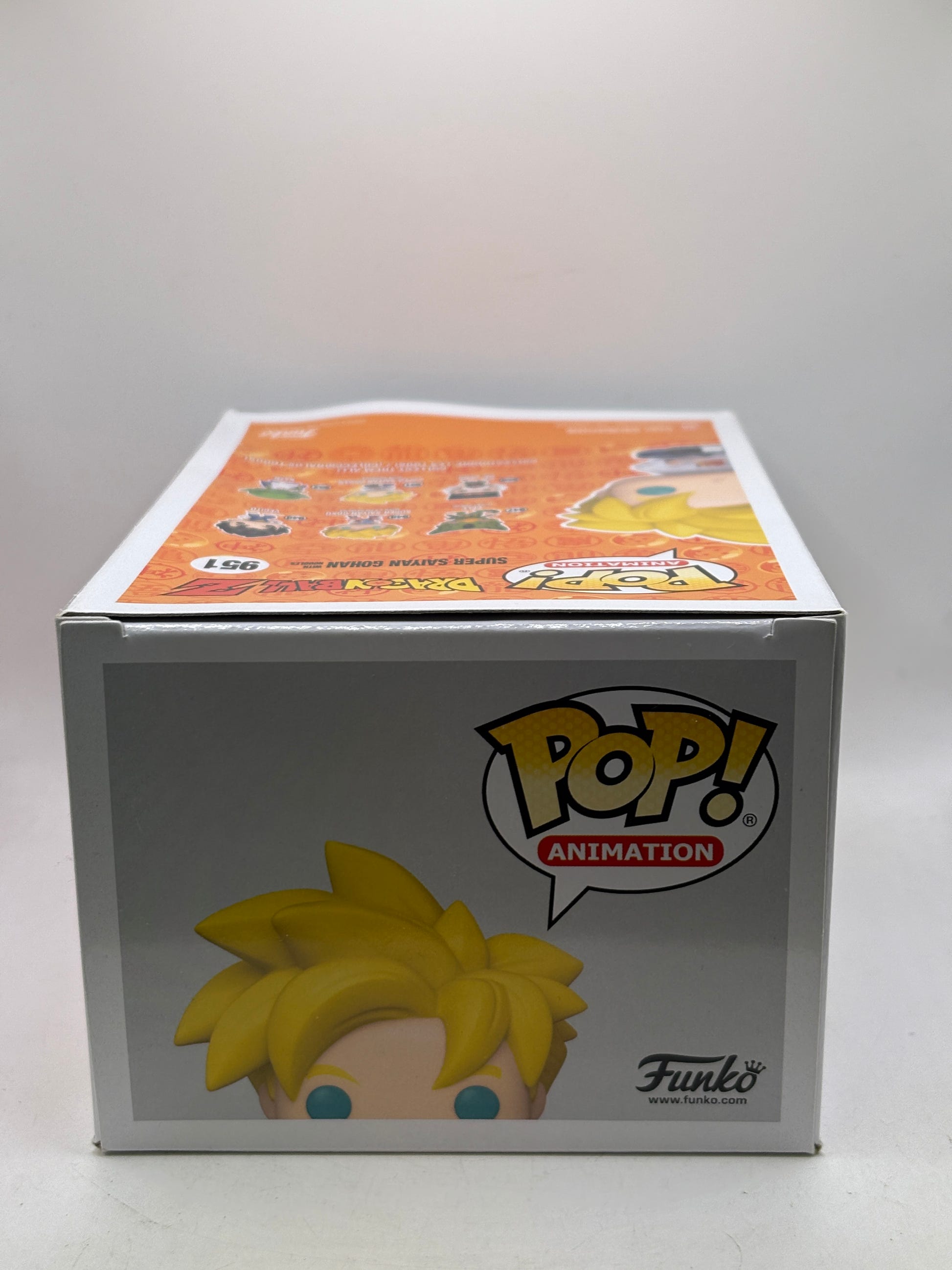 Funko POP! Animation Dragon Ball Z #951 Super Saiyan Gohan with Noodles *Box Dmg, photo 6 image 6