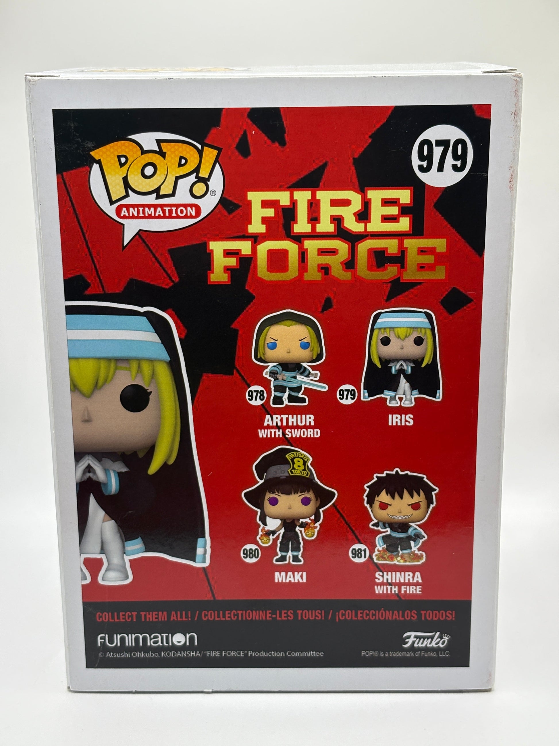 Funko POP! Animation Fire Force #979 Iris Vinyl Figure FRENLY BRICKS - Open 7 Days