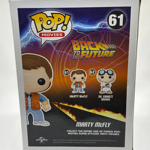 Funko POP! Movies Back to the Future #61 Marty McFly Vinyl Figure FRENLY BRICKS - Open 7 Days