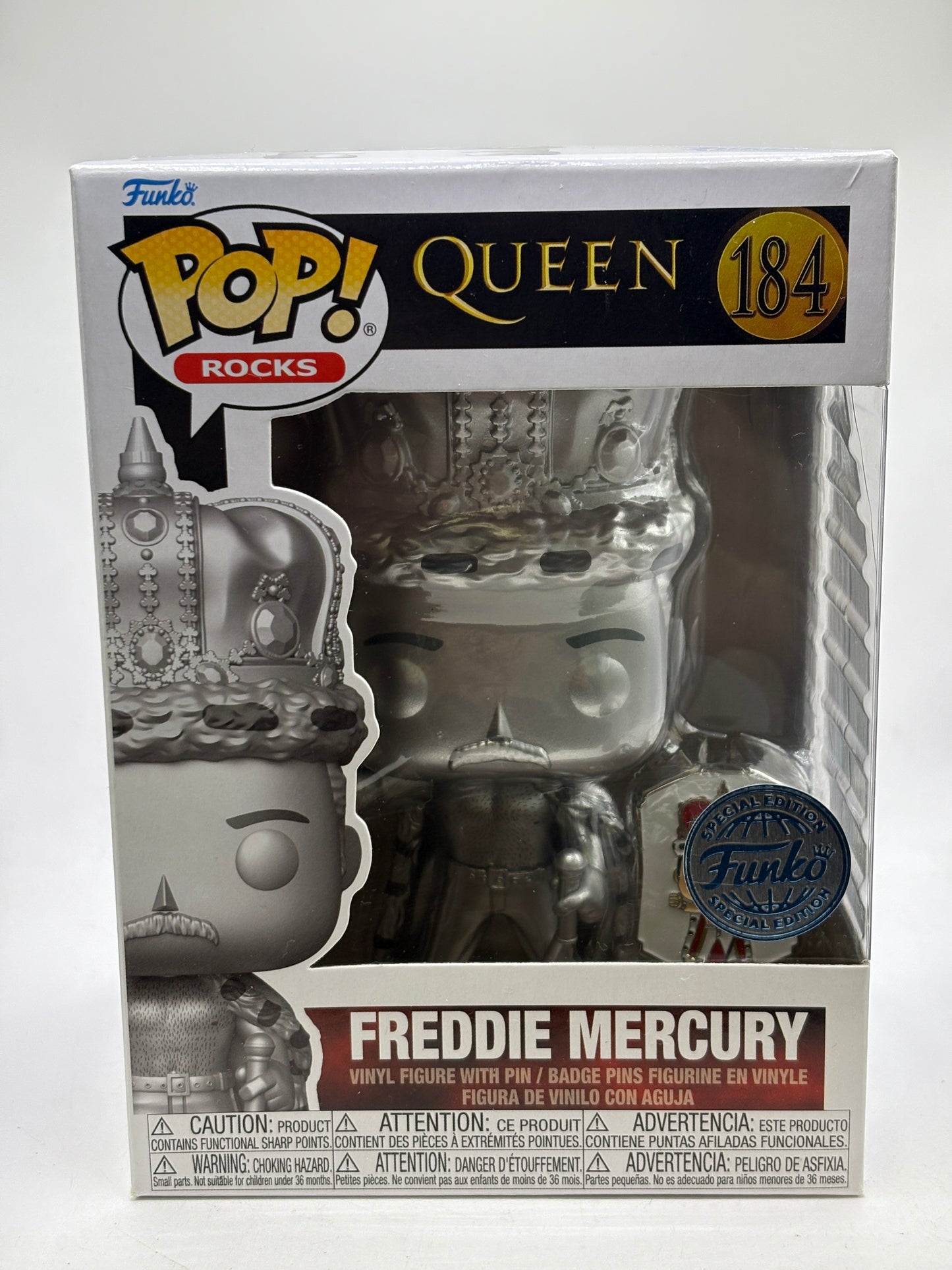 Funko POP! Rocks Queen #184 Freddie Mercury Special Edition Vinyl Figure