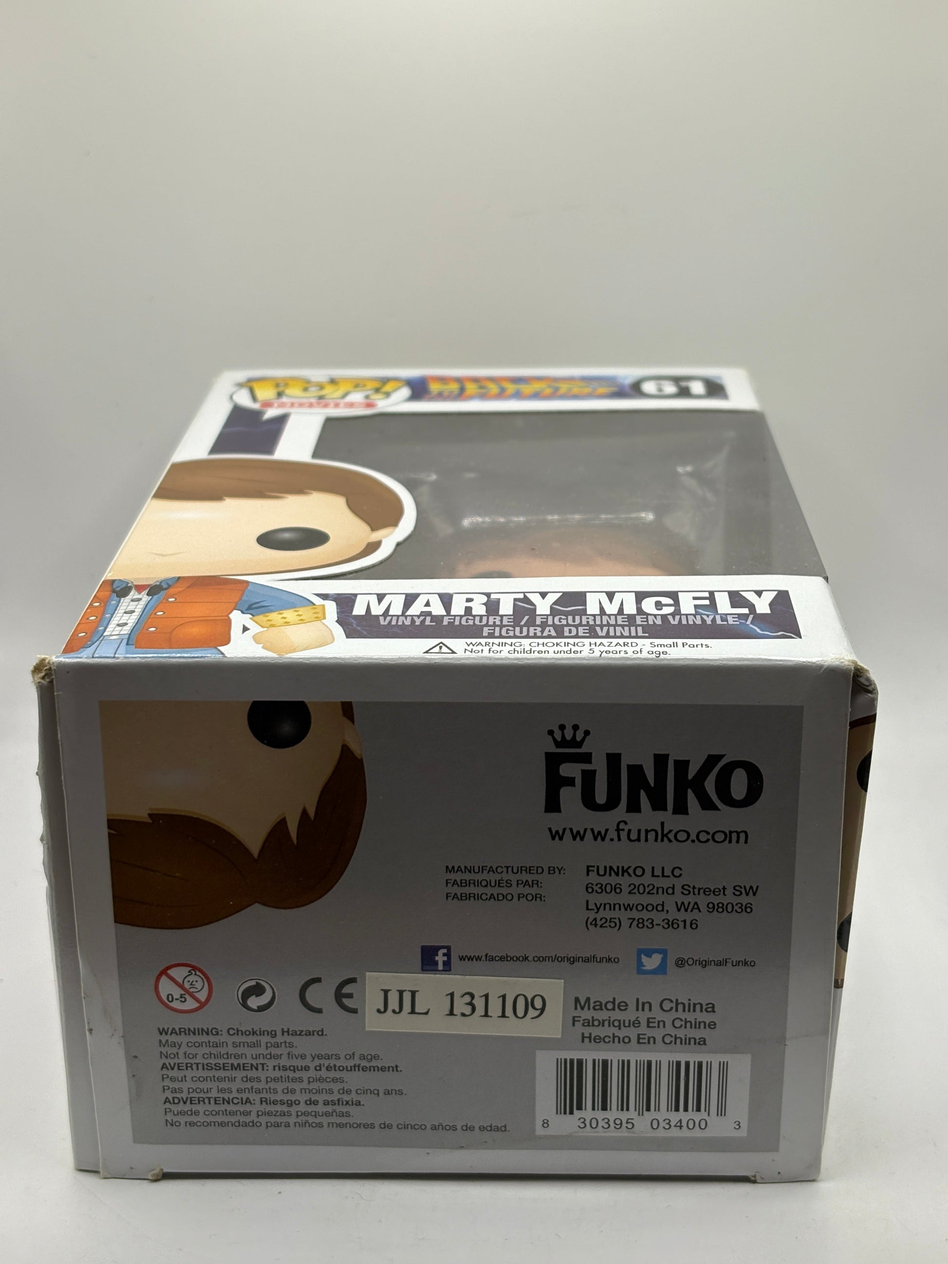 Funko POP! Movies Back to the Future #61 Marty McFly Vinyl Figure FRENLY BRICKS - Open 7 Days