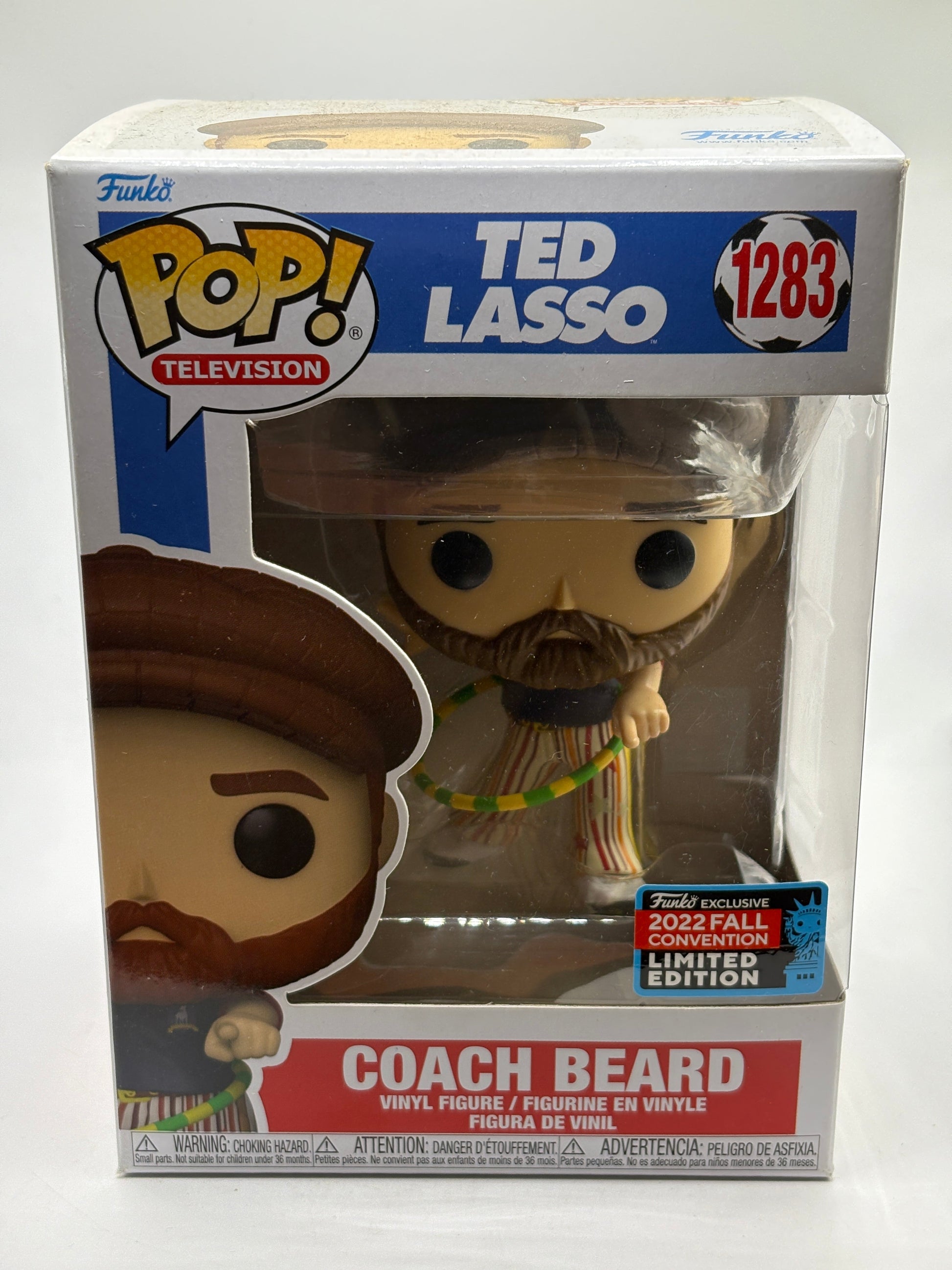 Funko POP! Television Ted Lasso #1283 Coach Beard 2022 Fall Con FRENLY BRICKS - Open 7 Days