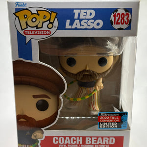 Funko POP! Television Ted Lasso #1283 Coach Beard 2022 Fall Con FRENLY BRICKS - Open 7 Days