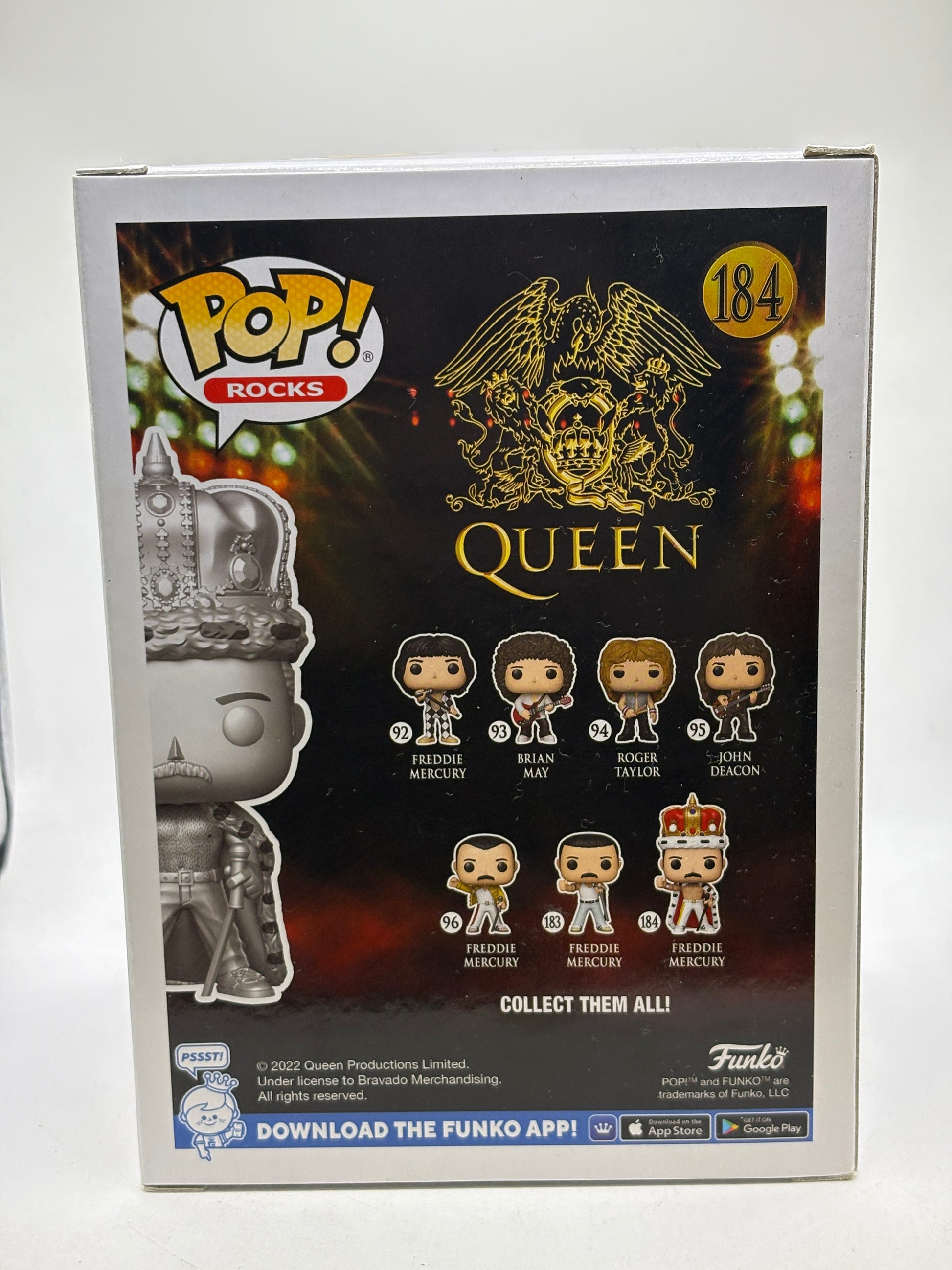 Funko POP! Rocks Queen #184 Freddie Mercury Special Edition Vinyl Figure - photo 3 image 3