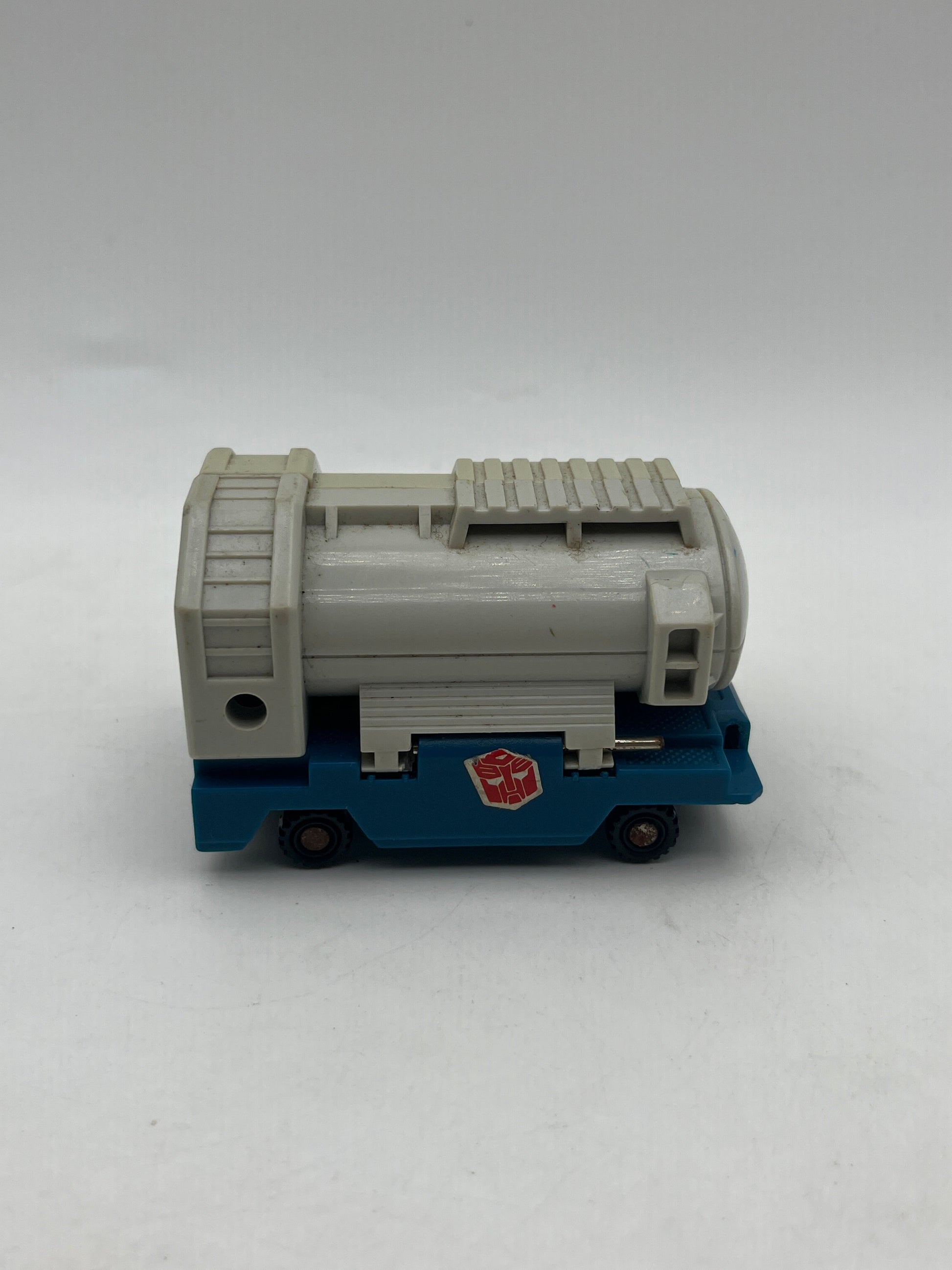 HASBRO VTG 1990 TRANSFORMERS MICROMASTERS TANKER TRUCK TRANSPORT REAR HALF FRENLY BRICKS - Open 7 Days