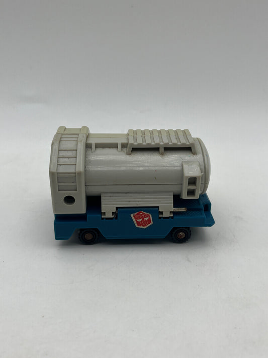 HASBRO VTG 1990 TRANSFORMERS MICROMASTERS TANKER TRUCK TRANSPORT REAR HALF FRENLY BRICKS - Open 7 Days