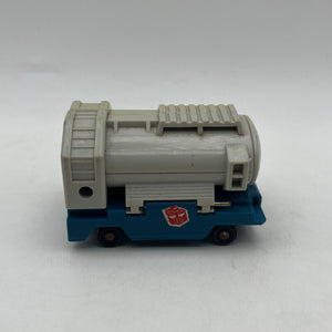 HASBRO VTG 1990 TRANSFORMERS MICROMASTERS TANKER TRUCK TRANSPORT REAR HALF FRENLY BRICKS - Open 7 Days