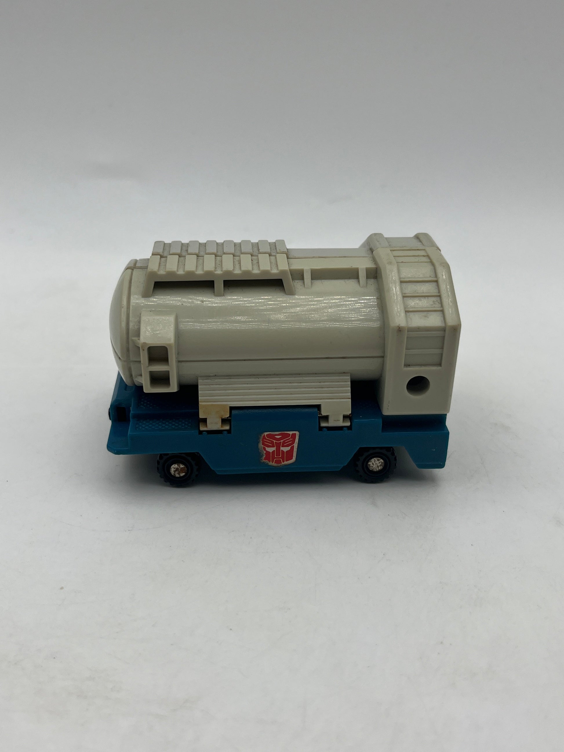 HASBRO VTG 1990 TRANSFORMERS MICROMASTERS TANKER TRUCK TRANSPORT REAR HALF FRENLY BRICKS - Open 7 Days