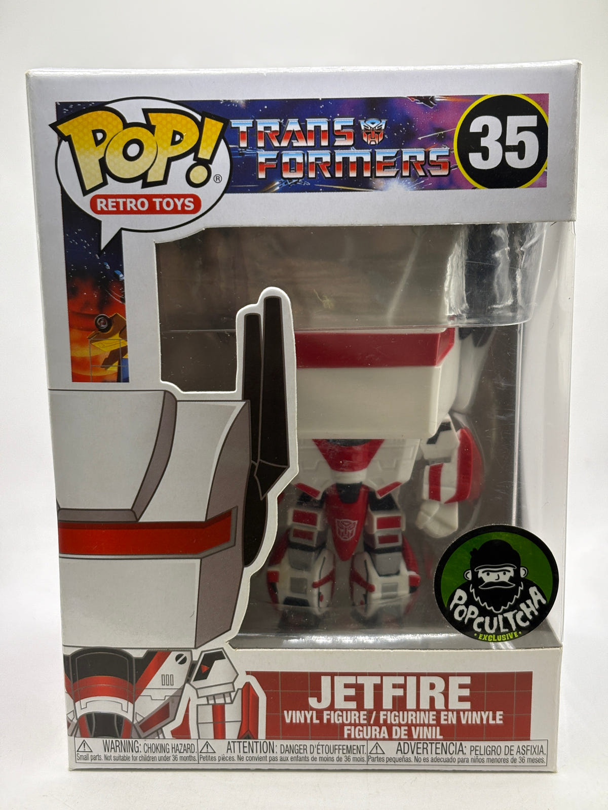 Funko POP! Retro Toys Transformers #35 Jetfire Popcultcha Exclusive - photo 1 image 1