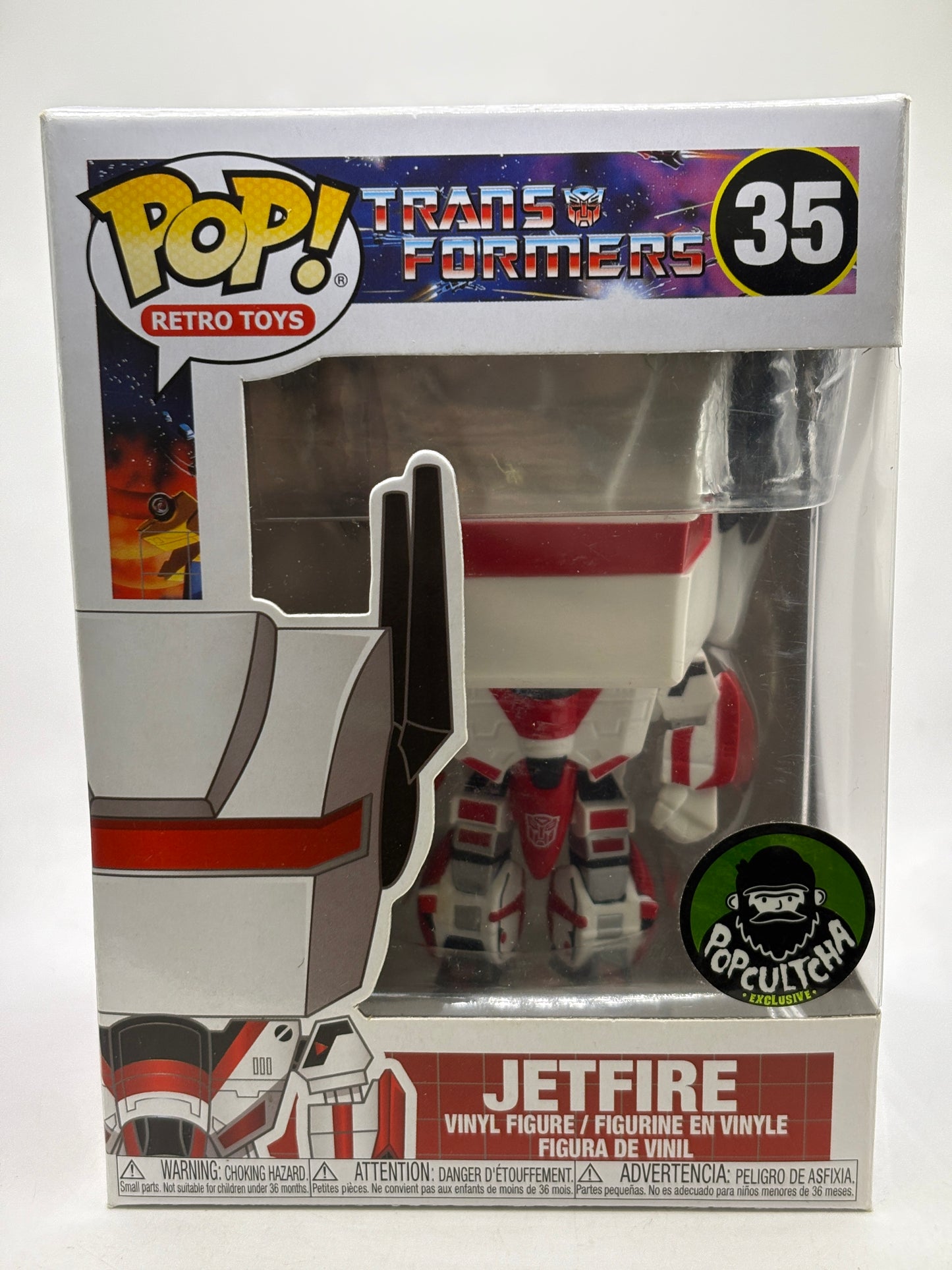 Funko POP! Retro Toys Transformers #35 Jetfire Popcultcha Exclusive