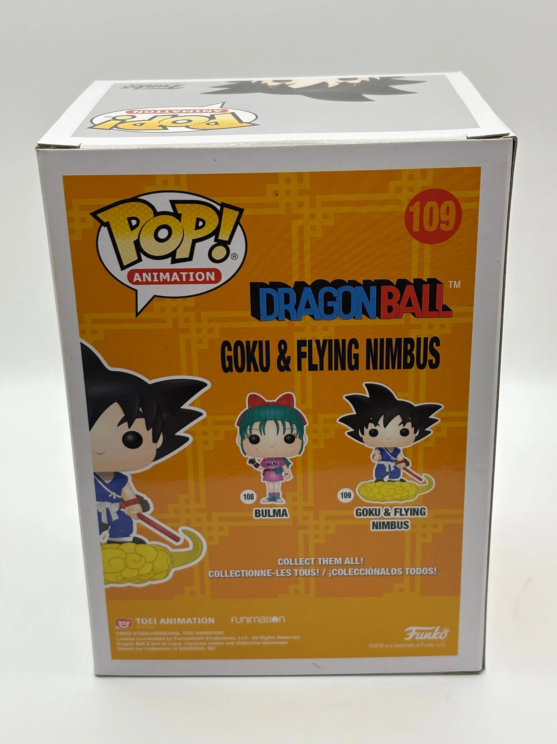 Funko POP! Animation Anime Dragon Ball Goku with Flying Nimbus #109 FRENLY BRICKS - Open 7 Days