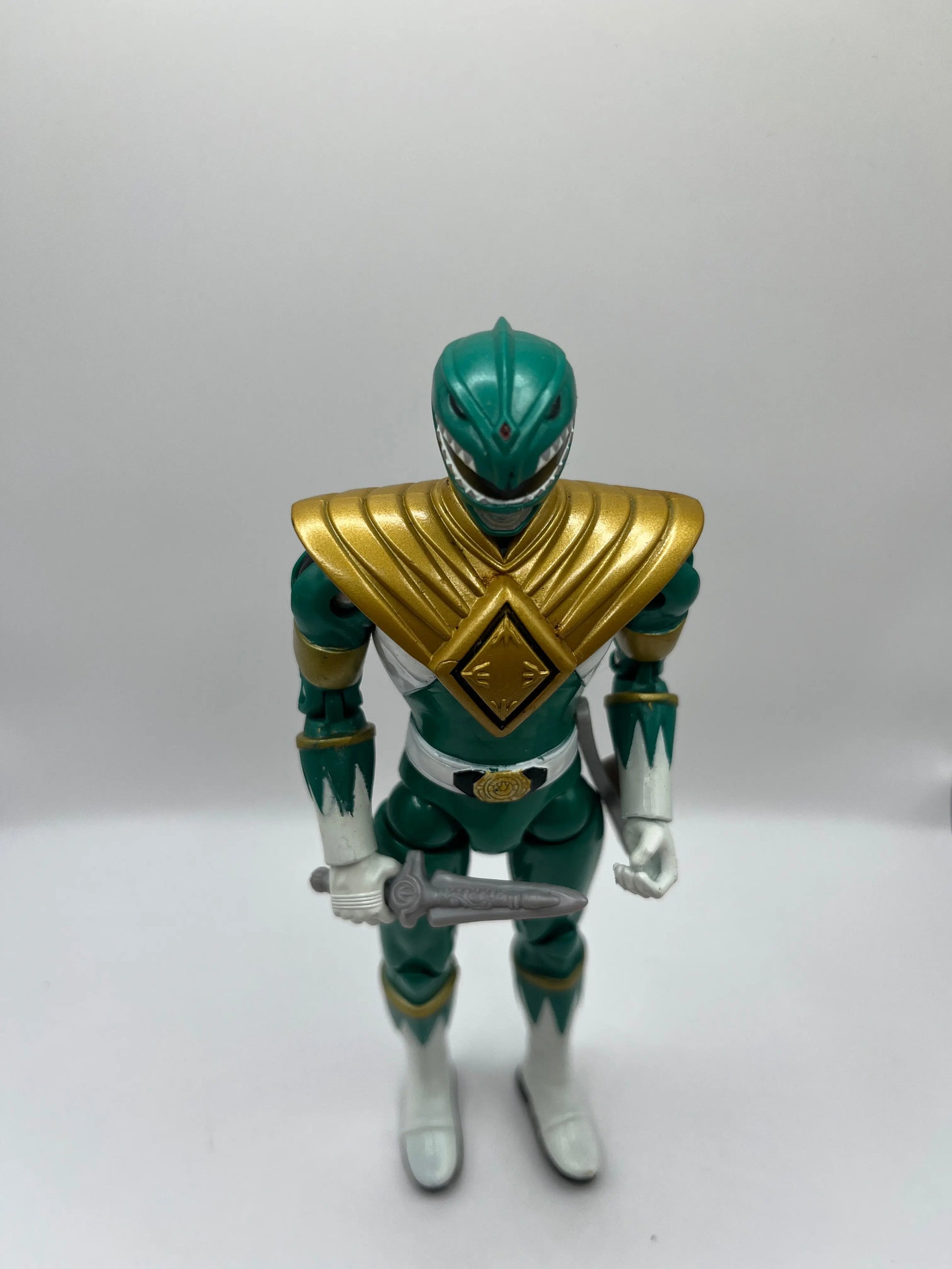 Green Ranger Mighty Morphin Power Rangers Action Figure Bandai 2007 Incomplete FRENLY BRICKS - Open 7 Days