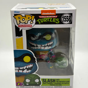 Funko Pop!: Teenage Mutant Ninja Turtles: Slash *with Pre-Mutated Slash* #1558 FRENLY BRICKS - Open 7 Days