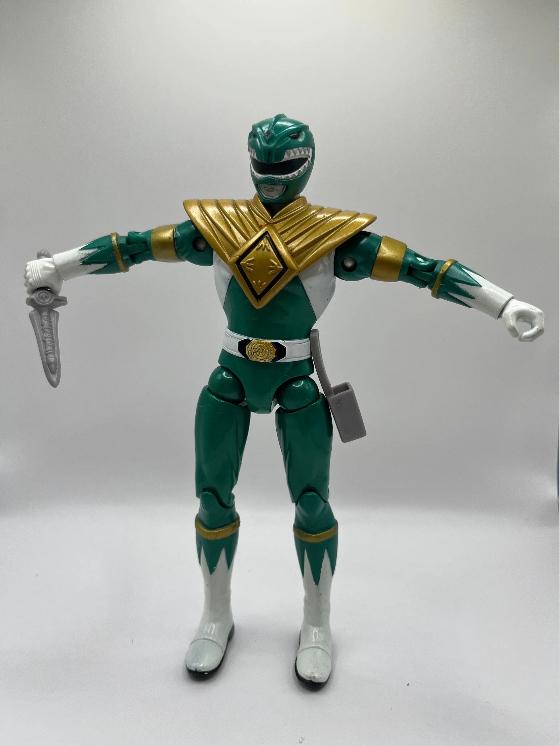 Green Ranger Mighty Morphin Power Rangers Action Figure Bandai 2007 Incomplete FRENLY BRICKS - Open 7 Days