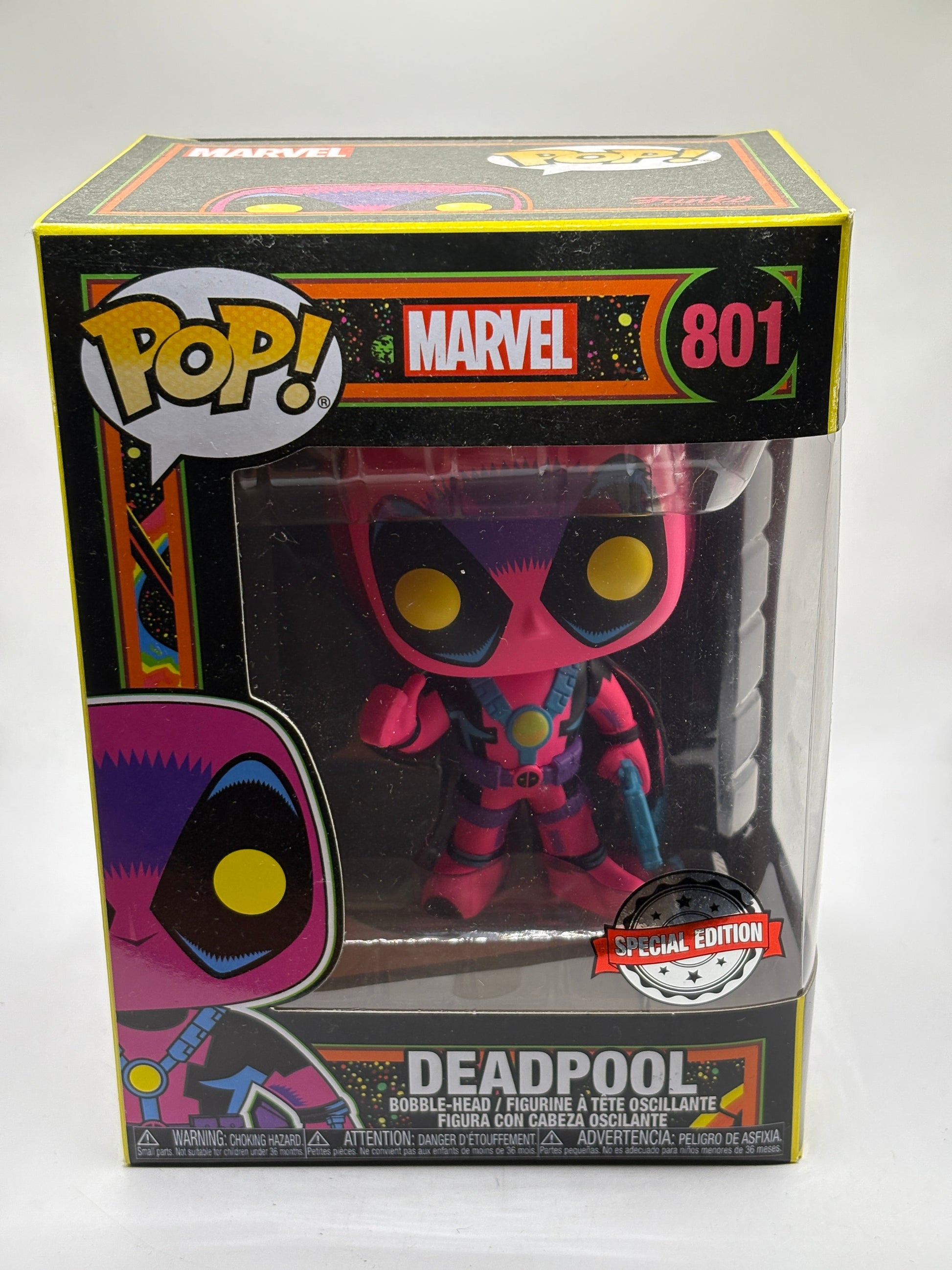 Funko POP! Marvel #801 Deadpool Special Edition Bobble-head FRENLY BRICKS - Open 7 Days