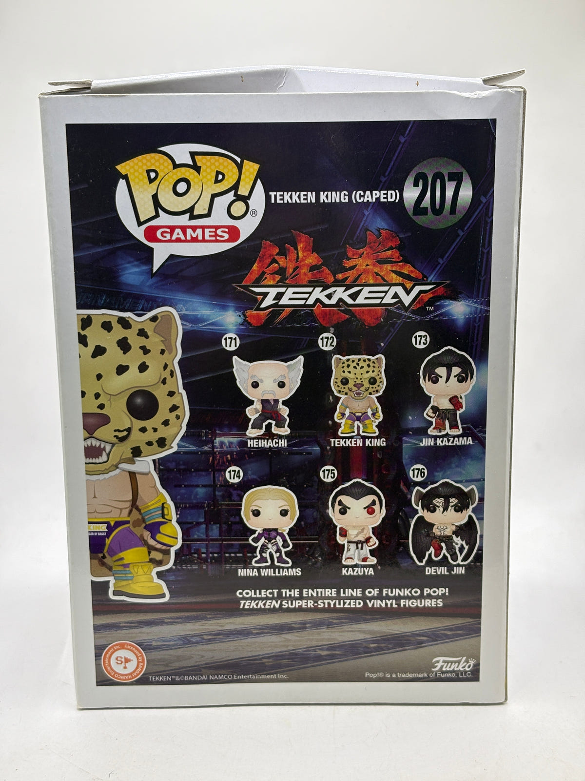 Funko POP! Games Tekken #207 Tekken King (Caped) Box Damage - photo 3 image 3