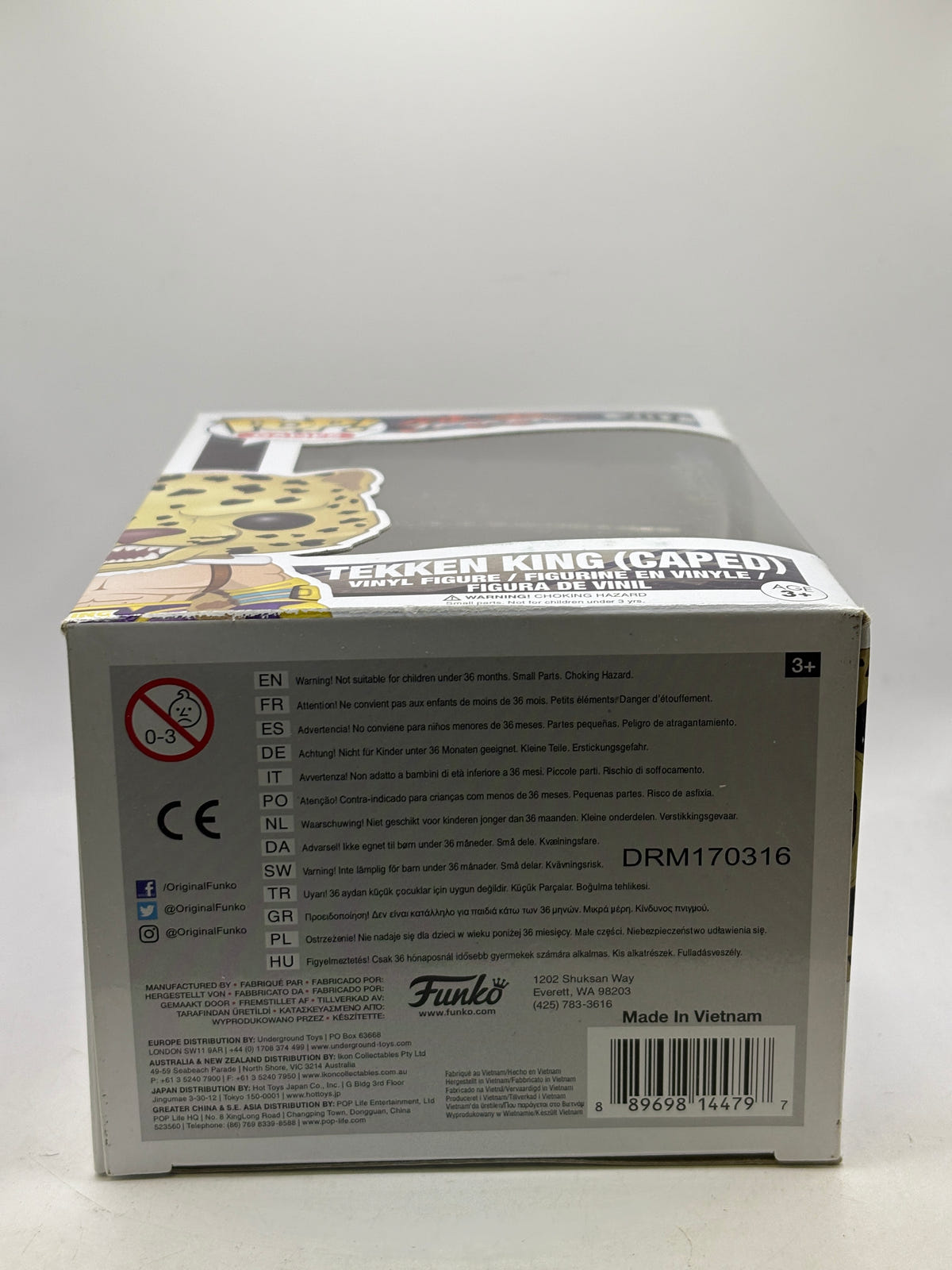 Funko POP! Games Tekken #207 Tekken King (Caped) Box Damage - photo 6 image 6