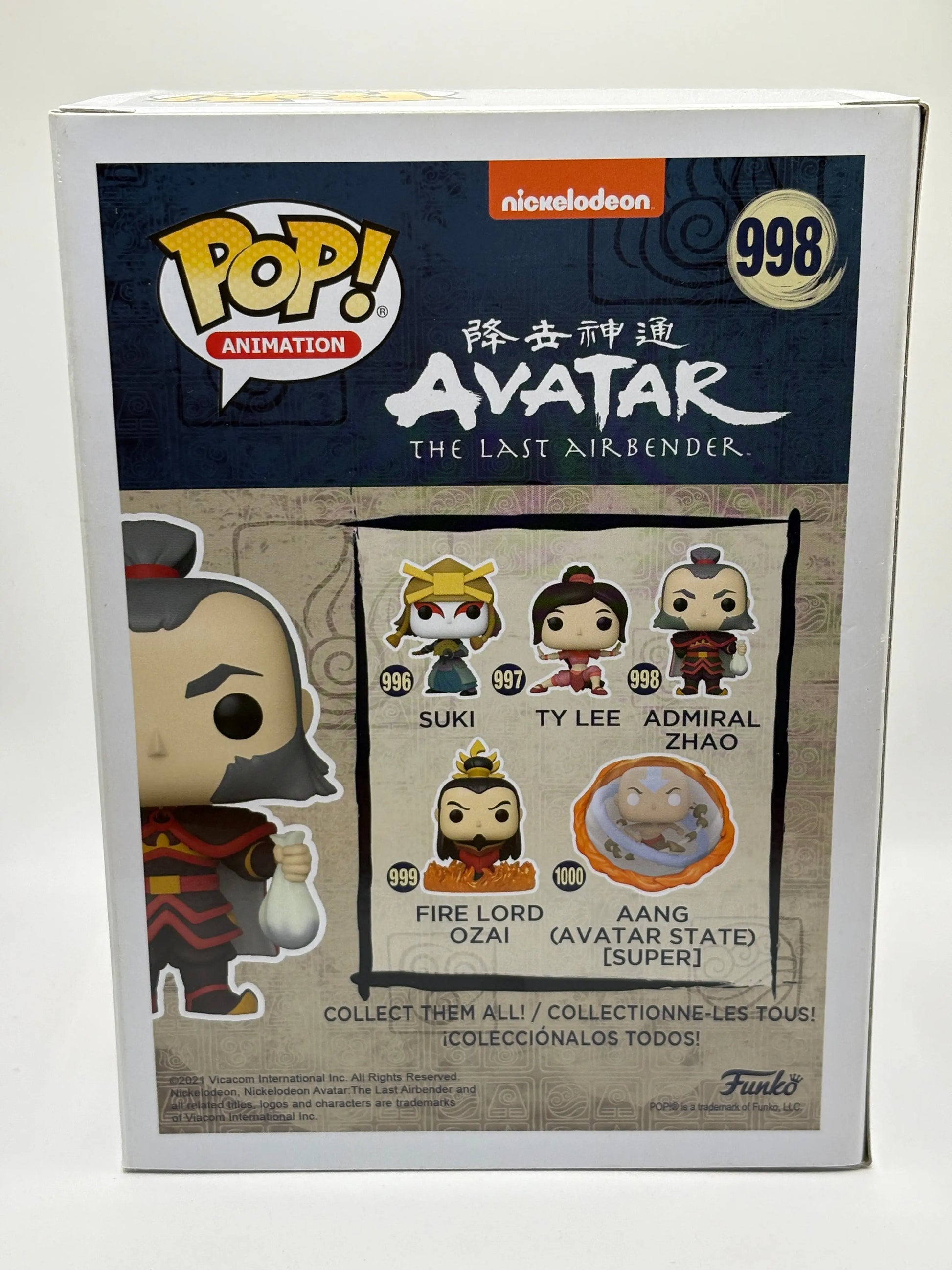 Funko POP! Animation Avatar The Last Airbender #998 Admiral Zhao FRENLY BRICKS - Open 7 Days