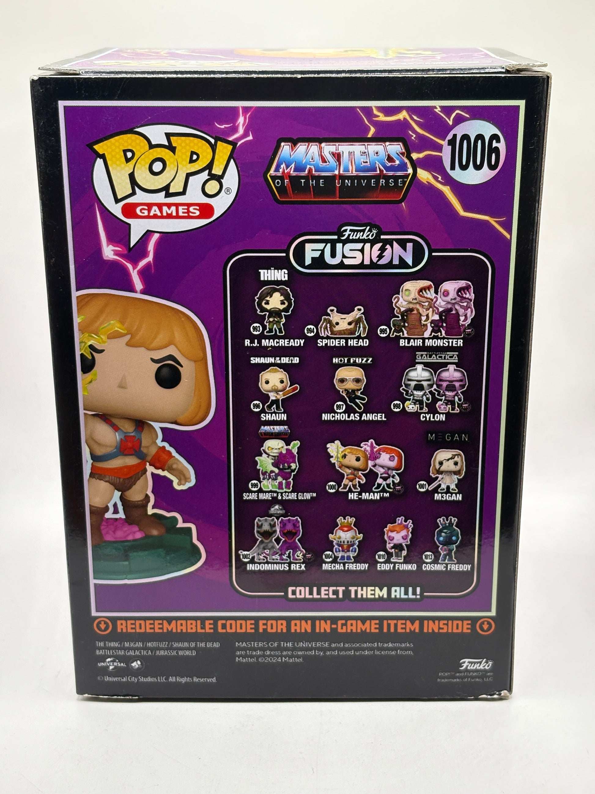 Funko POP! Games Funko Fusion #1006 He-Man Limited Chase FRENLY BRICKS - Open 7 Days