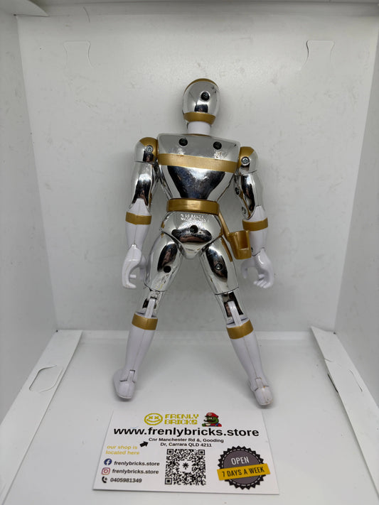 Silver POWER RANGER 1998 Bandai Lost Galaxy 8" Action Figure FRENLY BRICKS - Open 7 Days