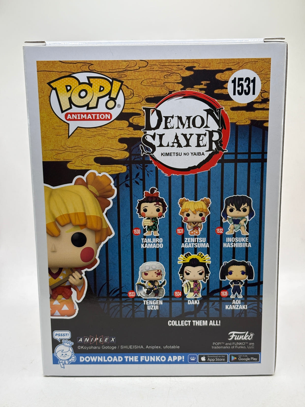 Funko POP! Animation Demon Slayer #1531 Zenitsu Agatsuma - photo 3 image 3