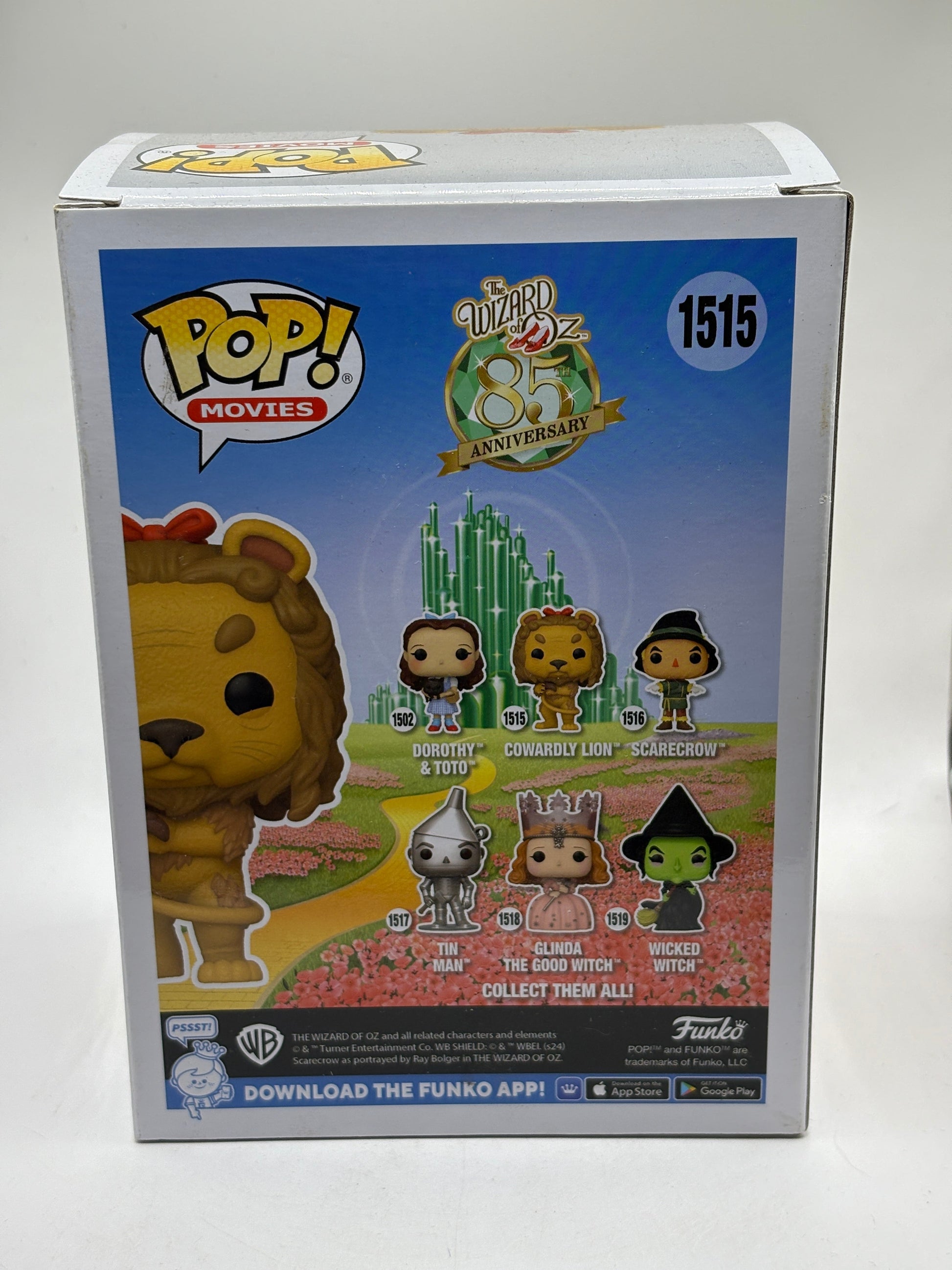 Funko POP! Movies The Wizard of OZ #1515 Cowardly Lion Chase Box Damage FRENLY BRICKS - Open 7 Days