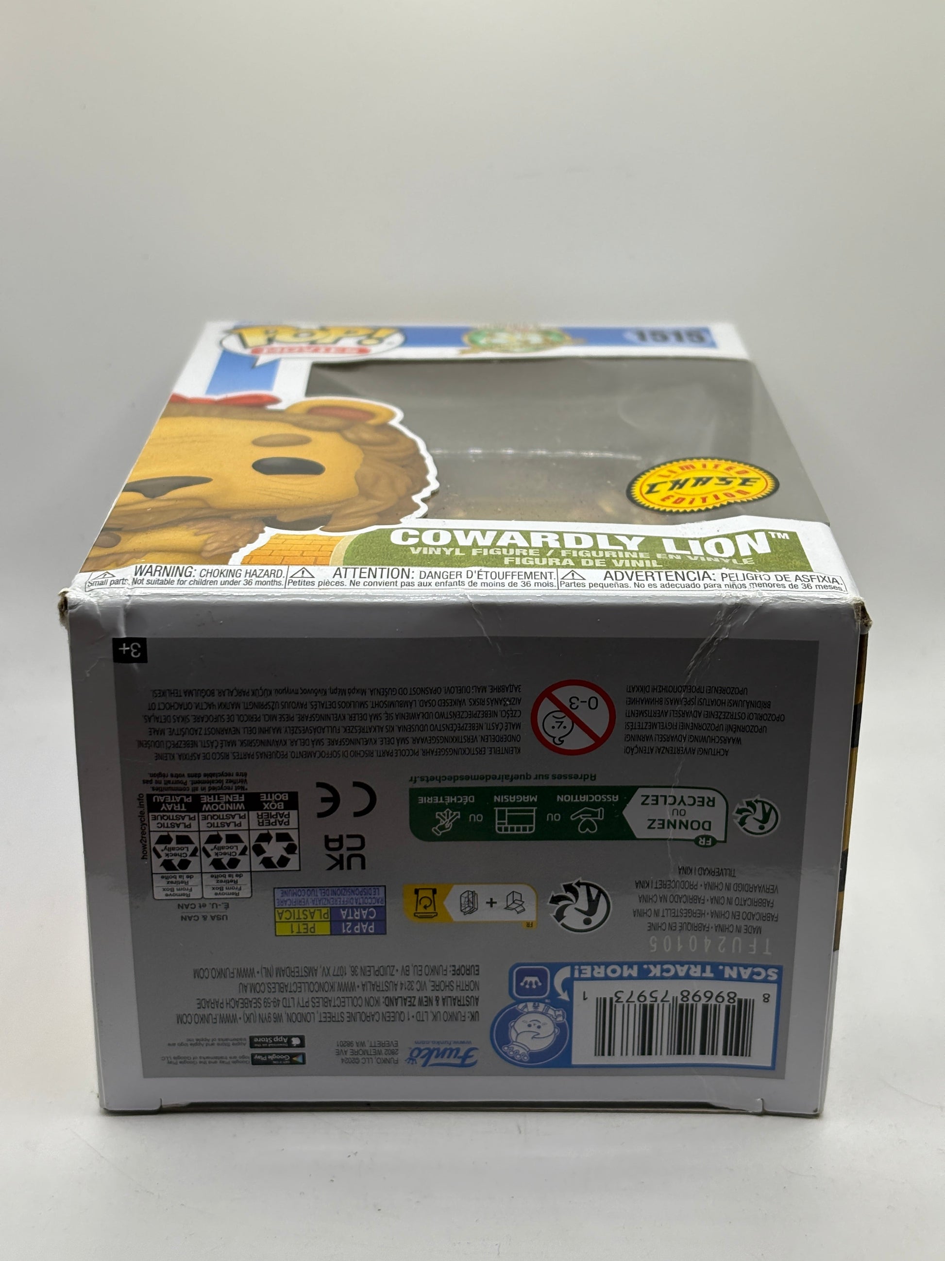 Funko POP! Movies The Wizard of OZ #1515 Cowardly Lion Chase Box Damage FRENLY BRICKS - Open 7 Days