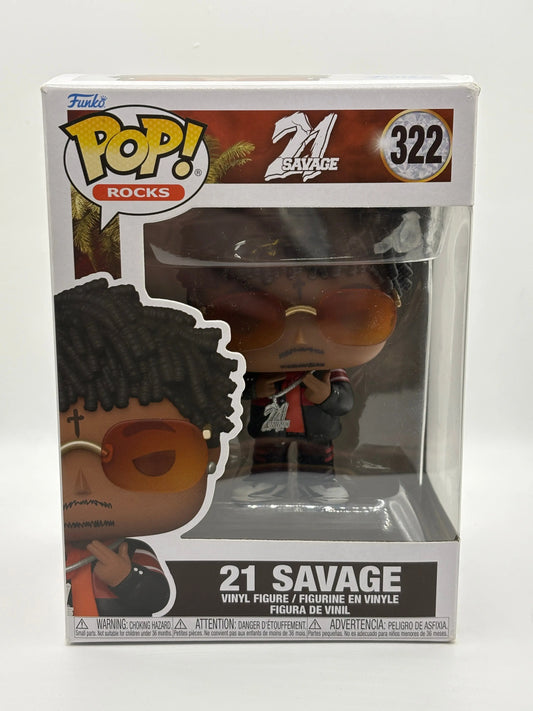Funko POP! Rocks 21 Savage #322 21 Savage FRENLY BRICKS - Open 7 Days