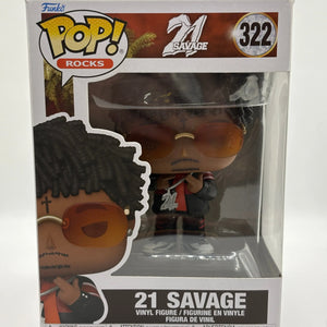 Funko POP! Rocks 21 Savage #322 21 Savage FRENLY BRICKS - Open 7 Days