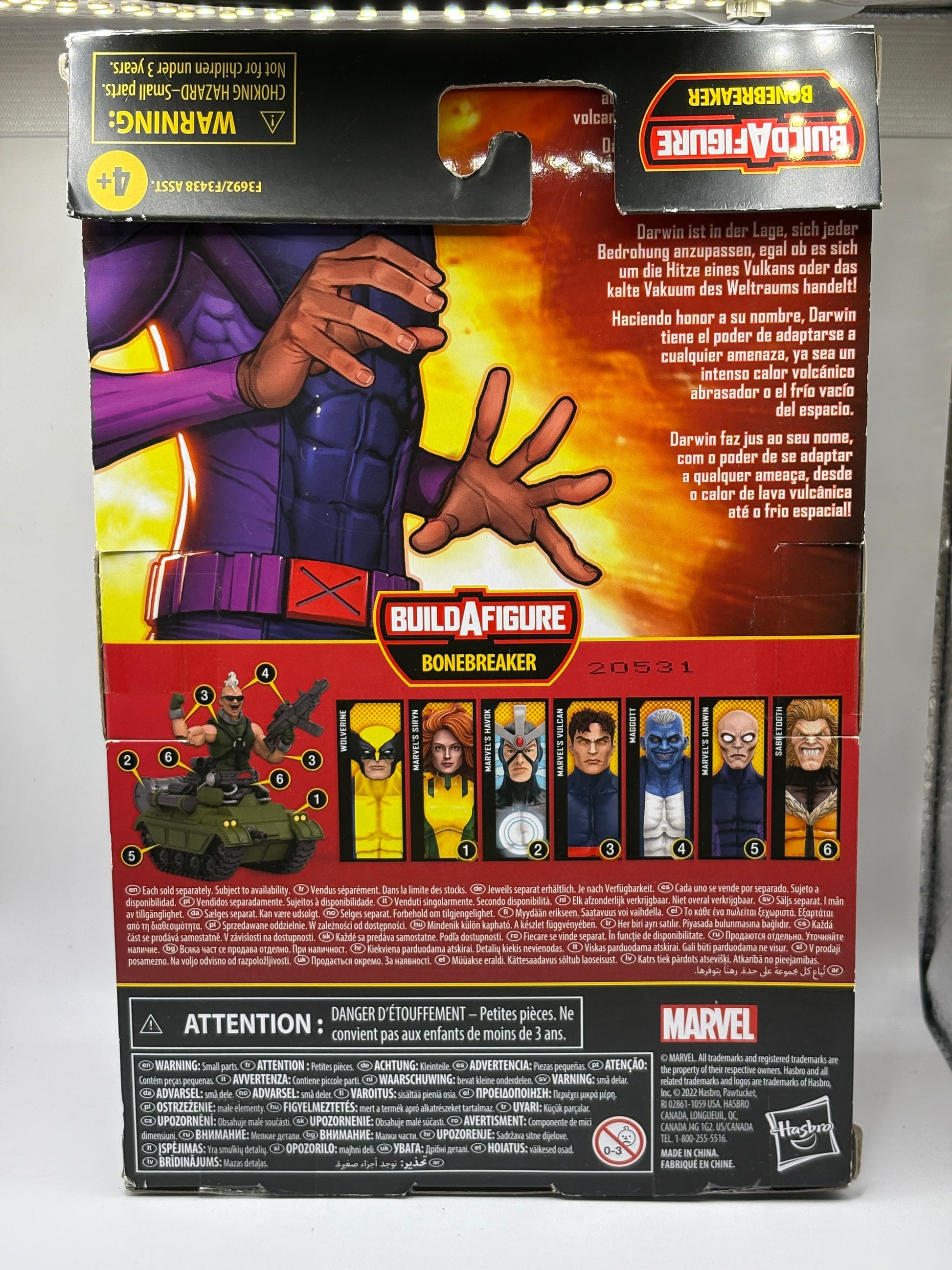 Hasbro Marvel Legends Series - X-men Marvel’s Darwin Brand New in Box FRENLY BRICKS - Open 7 Days
