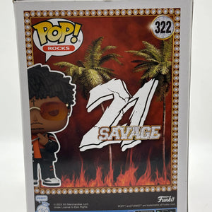 Funko POP! Rocks 21 Savage #322 21 Savage FRENLY BRICKS - Open 7 Days