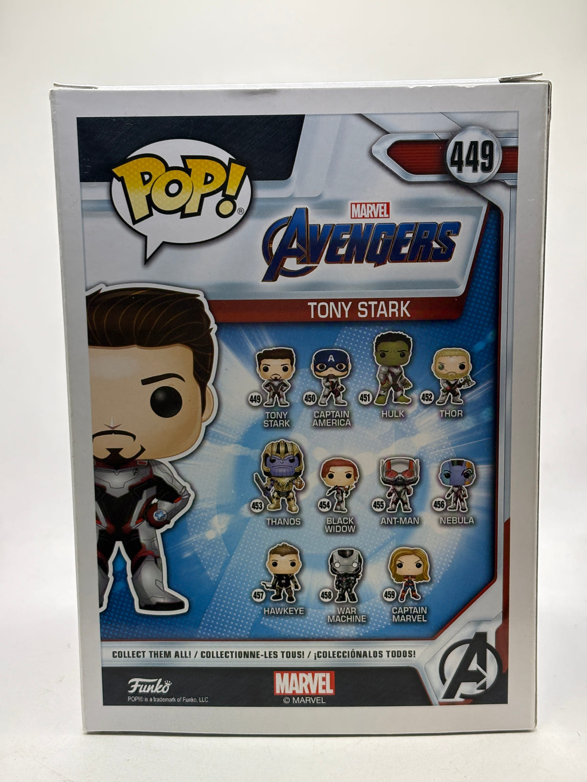 Funko POP! Avengers #449 Tony Stark Bobble-Head - photo 3 image 3