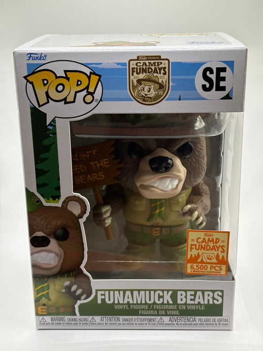 Funko POP! Camp Fundays #SE Funamuck Bears 6500 Pcs Limited FRENLY BRICKS - Open 7 Days