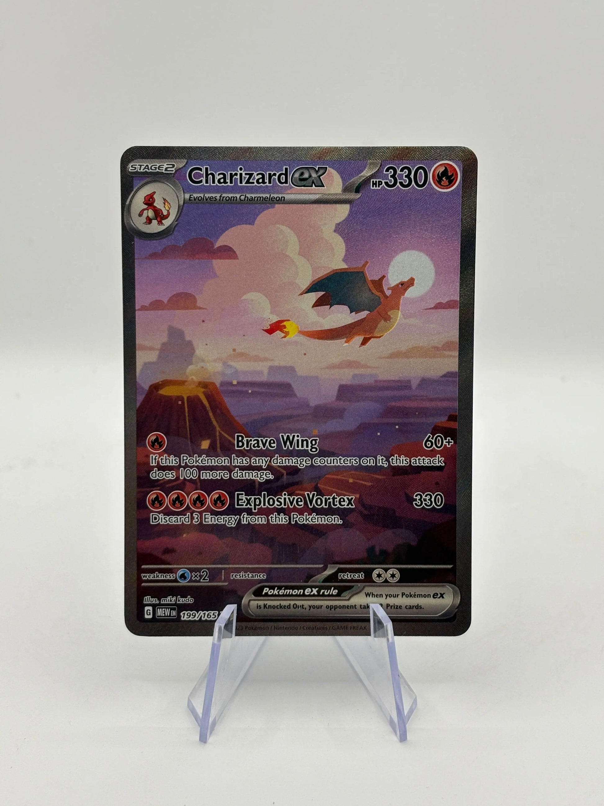 Charizard ex 199/165 Sv: Scarlet & Violet 151 Holo NM FRENLY BRICKS - Open 7 Days