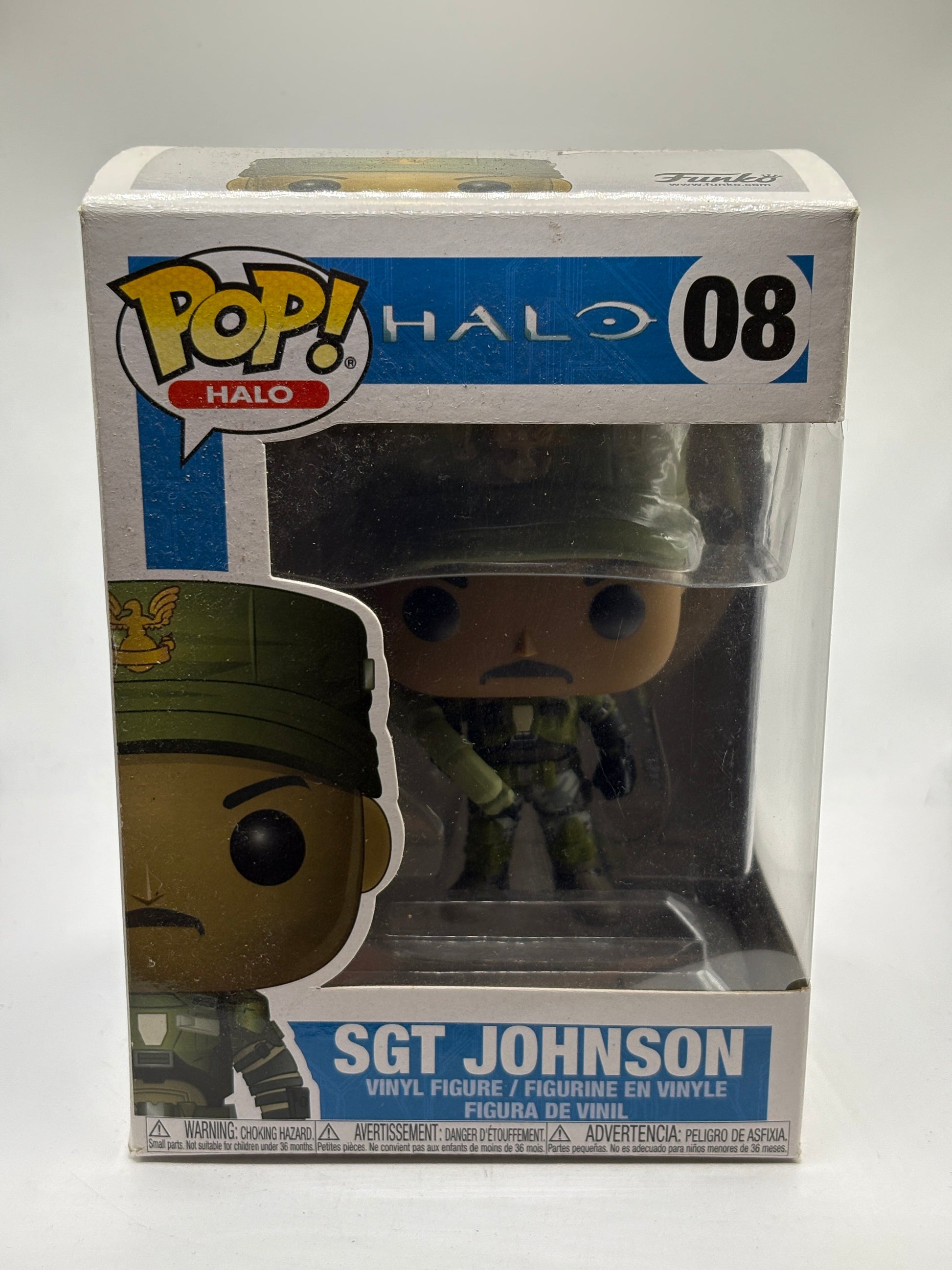 Funko POP! Halo Halo #08 Sgt Johnson Vinyl Figure FRENLY BRICKS - Open 7 Days