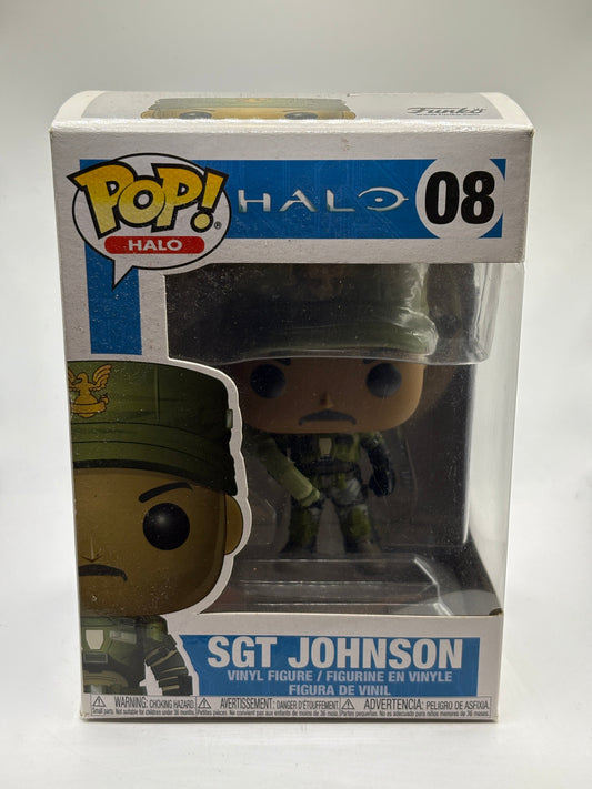 Funko POP! Halo Halo #08 Sgt Johnson Vinyl Figure FRENLY BRICKS - Open 7 Days