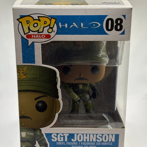 Funko POP! Halo Halo #08 Sgt Johnson Vinyl Figure FRENLY BRICKS - Open 7 Days