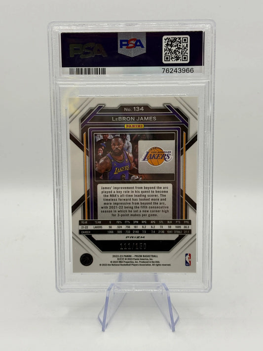 2022 Panini Prizm #134 LeBron James Premium Factory Set PSA 9 MINT FRENLY BRICKS - Open 7 Days