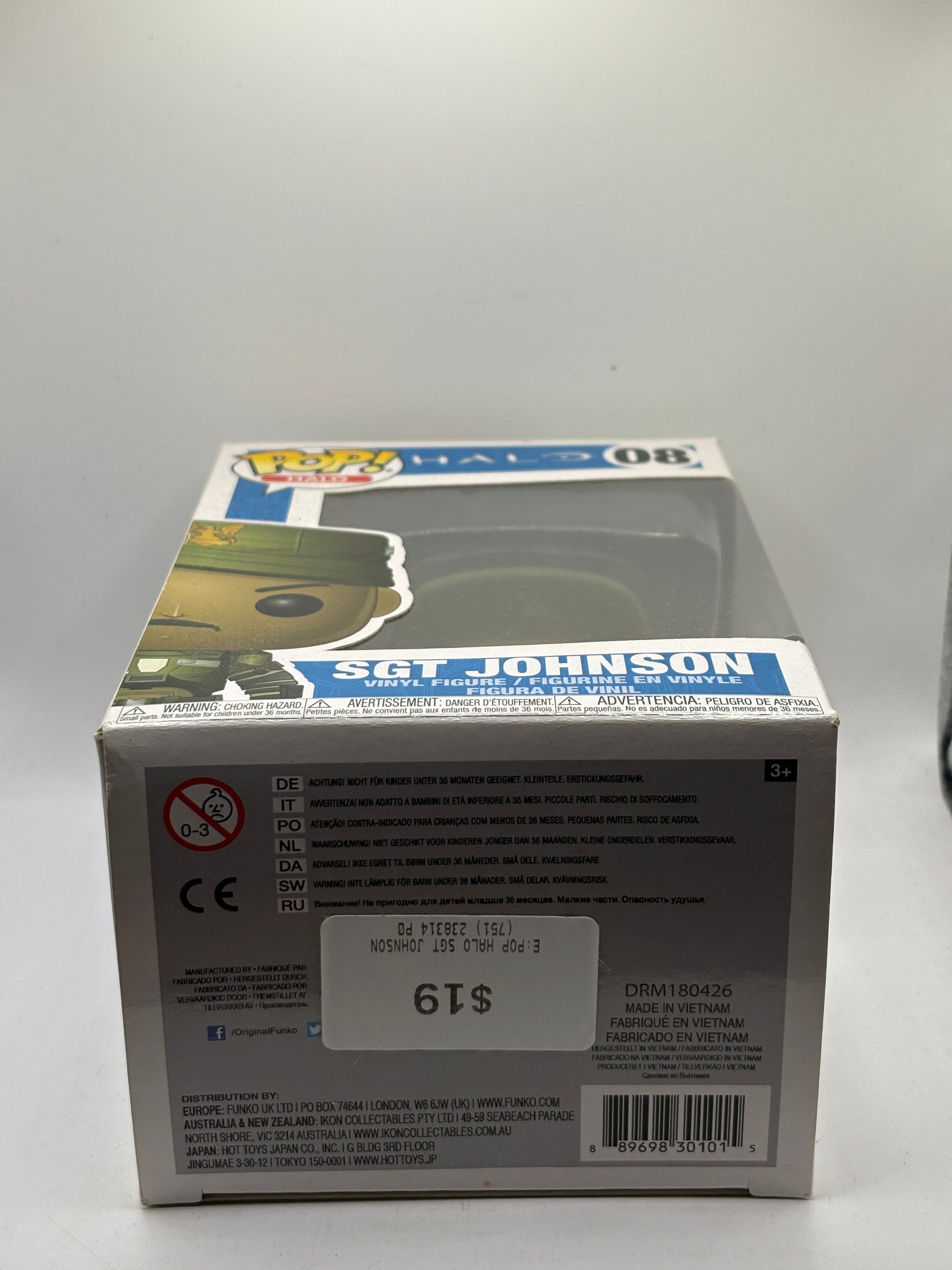 Funko POP! Halo Halo #08 Sgt Johnson Vinyl Figure FRENLY BRICKS - Open 7 Days