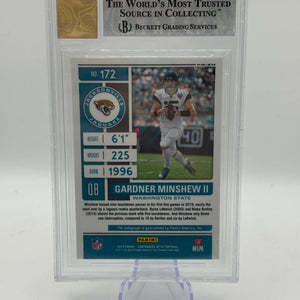 2019 Panini Contenders Optic #172 Gardner Minshew II AUTO BECKETT 9 AUTO 10 FRENLY BRICKS - Open 7 Days