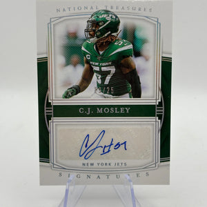 2019 Panini National Treasures Football C.J. Mosley Signatures /25 FRENLY BRICKS - Open 7 Days