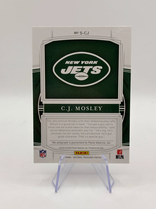 2019 Panini National Treasures Football C.J. Mosley Signatures /25 FRENLY BRICKS - Open 7 Days