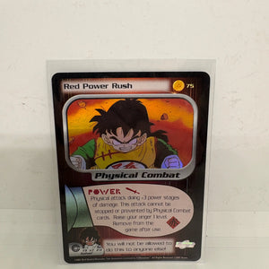 DBZ Dragon Ball Z FOIL Red Power Rush 75 CCG Unlimited Trunks Saga LP 2001 FRENLY BRICKS - Open 7 Days