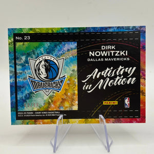 2024-25 Panini Nba Court Kings Dirk Nowitzki Artistry In Motion Mavericks /99 FRENLY BRICKS - Open 7 Days