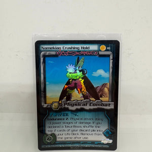 DBZ Dragon Ball Z FOIL Namekian Crushing Hold 10 CCG Limited Cell Games Saga LP FRENLY BRICKS - Open 7 Days