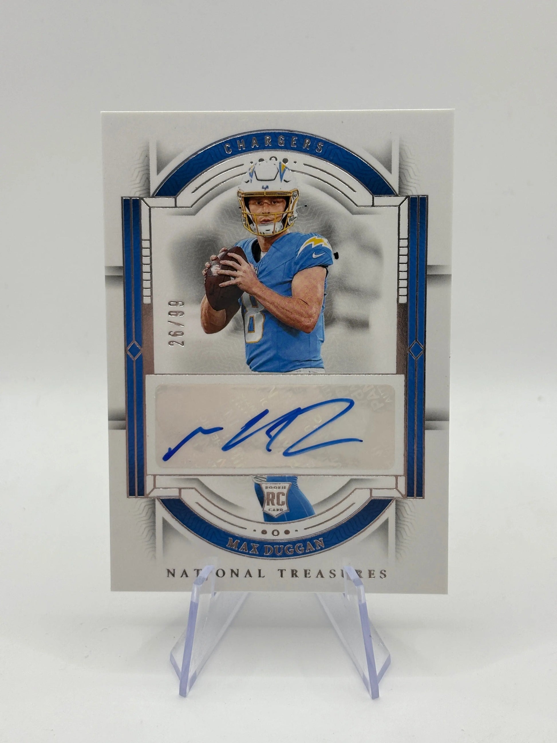 2023 Panini National Treasures Signatures /99 Max Duggan #142 Rookie Auto RC FRENLY BRICKS - Open 7 Days