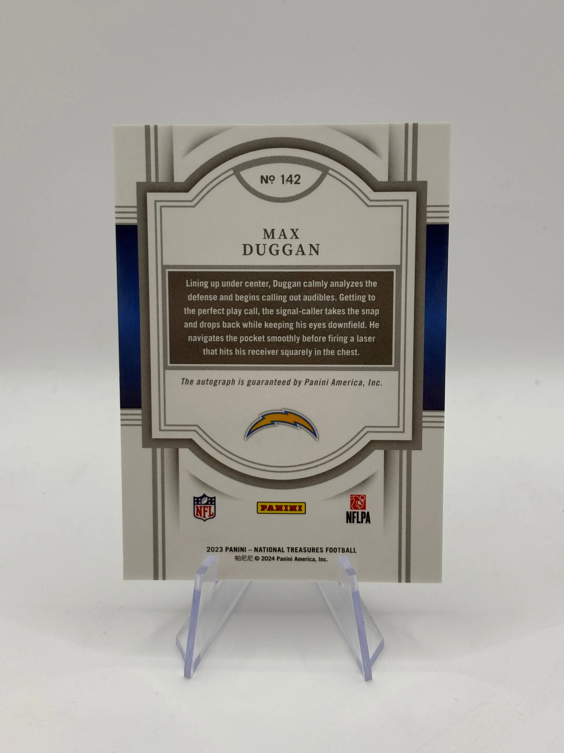 2023 Panini National Treasures Signatures /99 Max Duggan #142 Rookie Auto RC FRENLY BRICKS - Open 7 Days