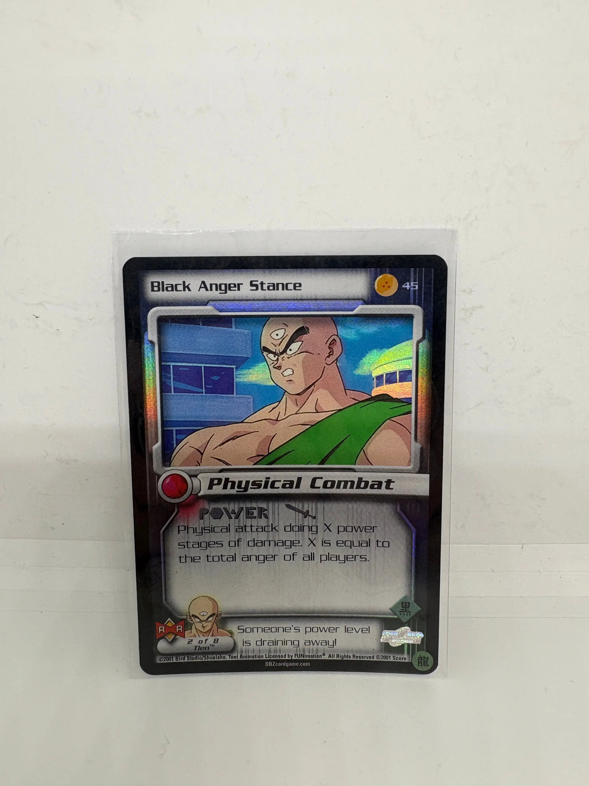 Black Anger Stance #45 Holo Foil Dragonball Z CCG Android Saga LP FRENLY BRICKS - Open 7 Days