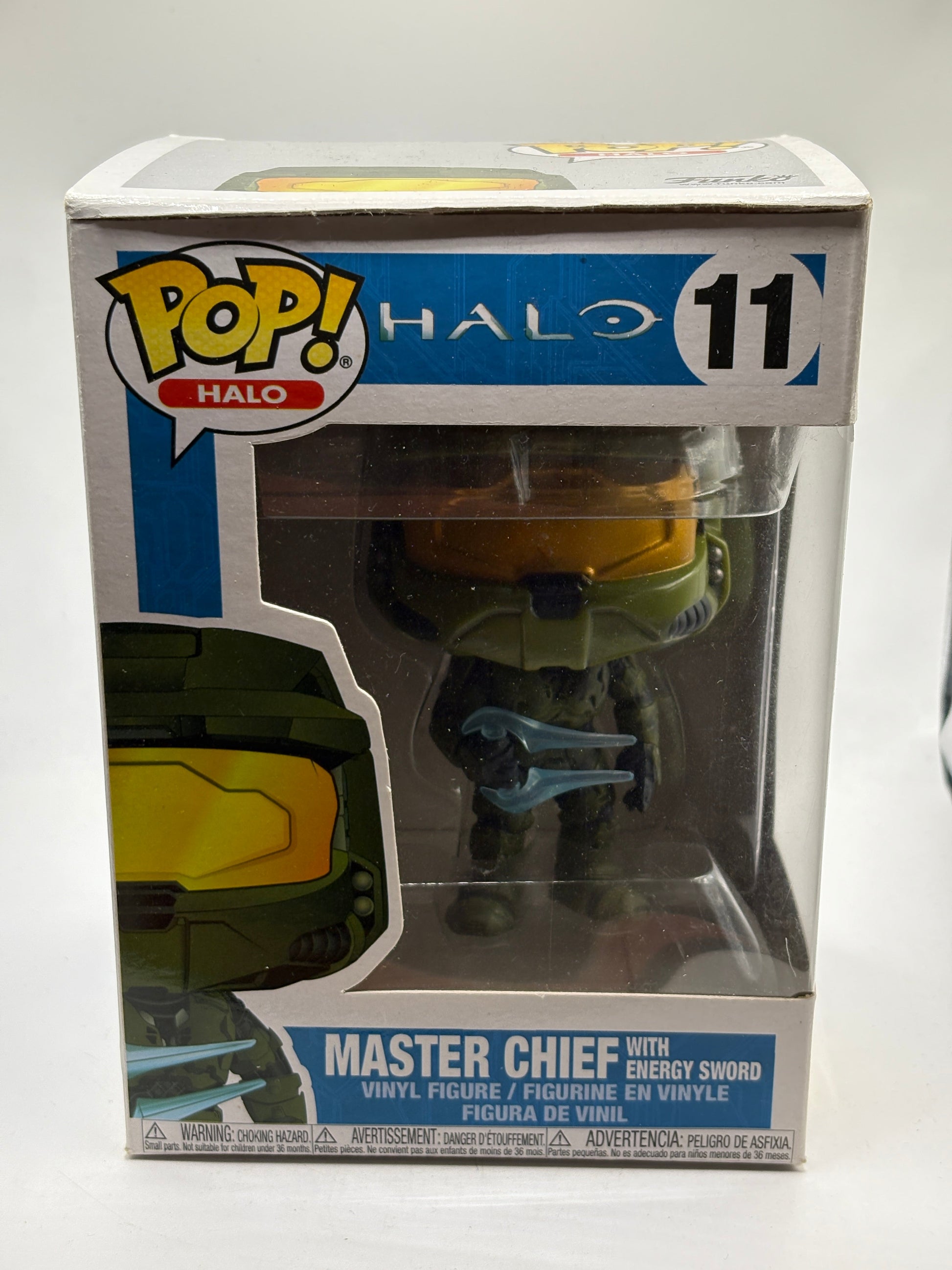 Funko POP! Halo Halo #11 Master Chief with Energy Sword Box Damage FRENLY BRICKS - Open 7 Days