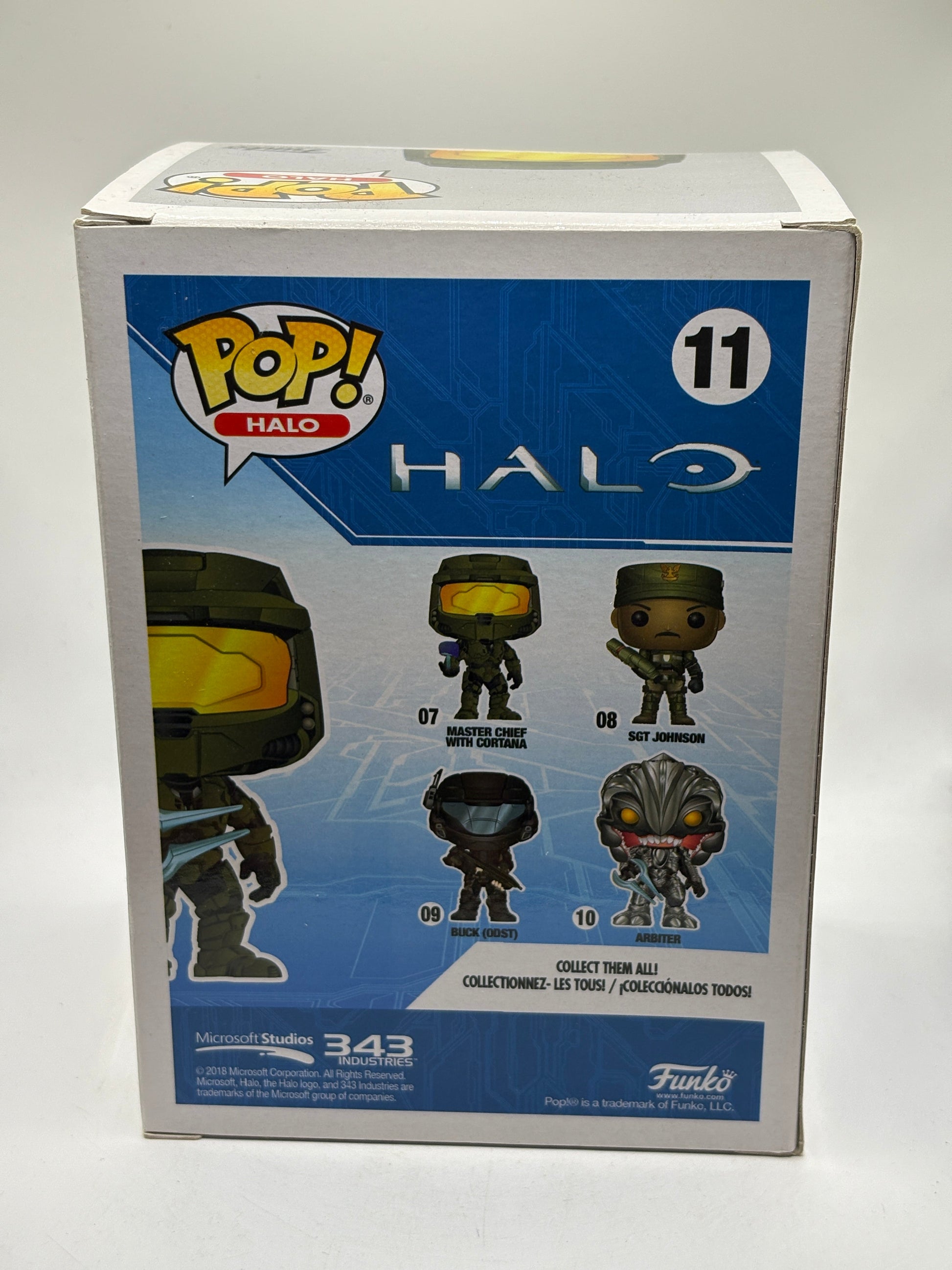Funko POP! Halo Halo #11 Master Chief with Energy Sword Box Damage FRENLY BRICKS - Open 7 Days